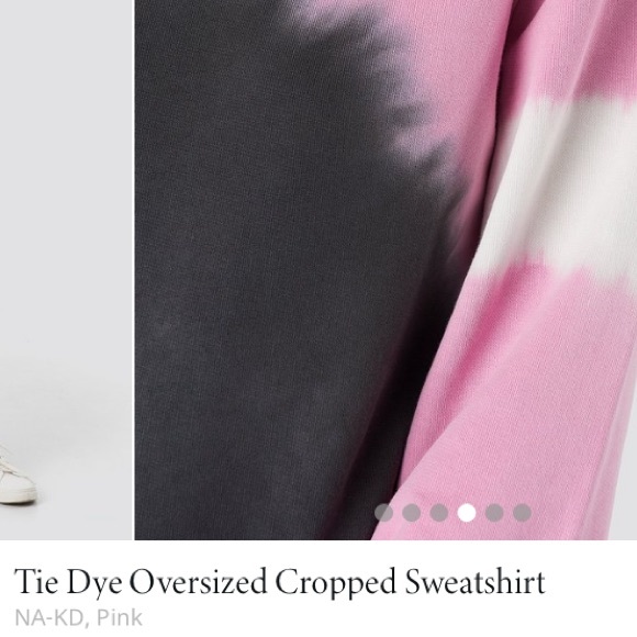 NA-KD Ombré pink to grey w/ white on sleeves - Picture 6 of 6